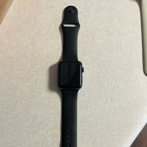 aluminum black apple watch